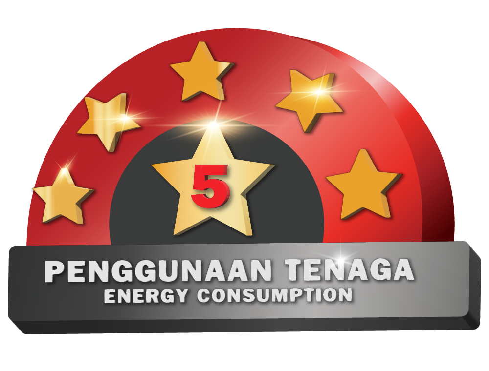 Label penarafan tenaga 5 bintang Suruhanjaya Tenaga Malaysia